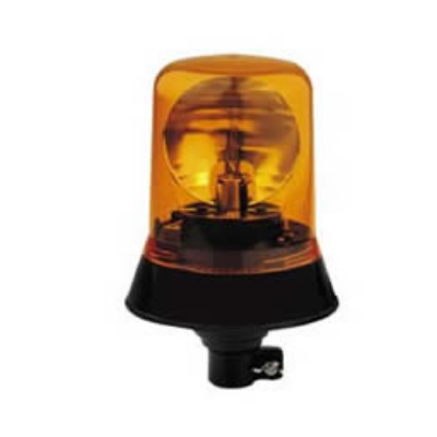 Durite 0-444-19 Amber Rotating Beacon with DIN Spigot Fixing - 12/24V PN: 0-444-19